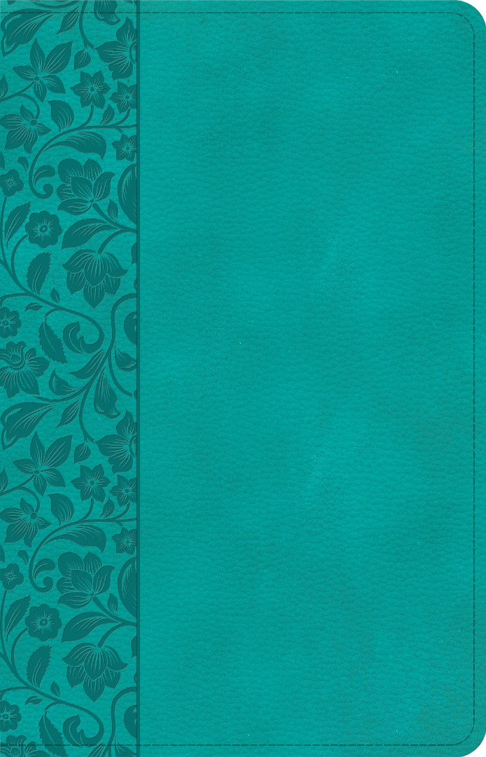 NASB Personal Size Bible, Teal Leathertouch - Re-vived