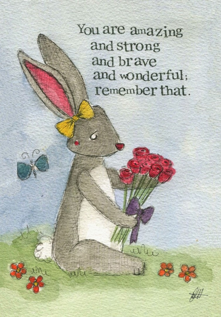 Encouragement Card You Are Amazing Single Card - Re-vived