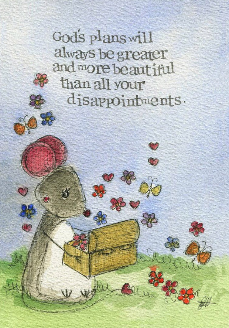 Encouragement Card God's Plans Single Card