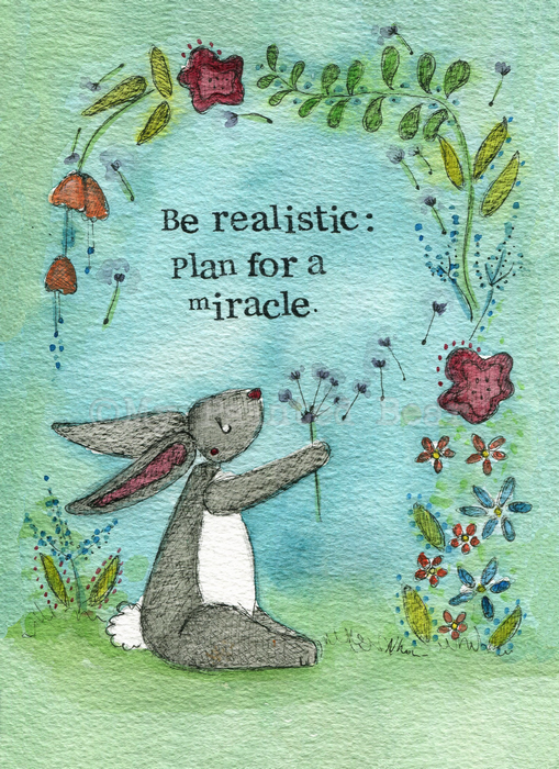 Plan For a Miracle Single Print - Re-vived