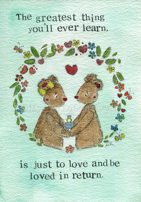 Love and be Loved Single Print - Re-vived