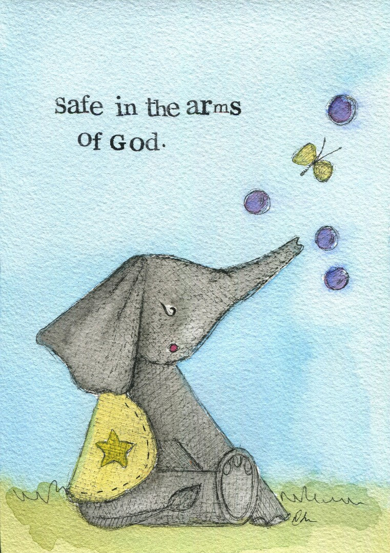 Safe in the Arms of God Single Print - Re-vived