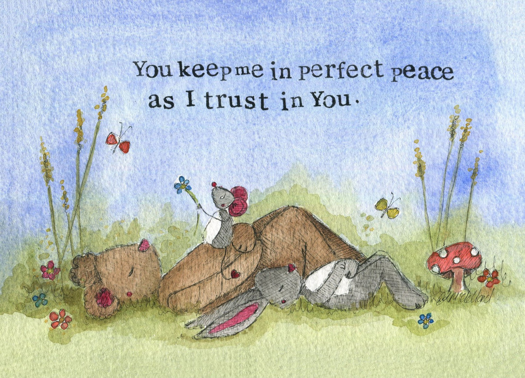 Encouragement Print Perfect Peace Single Print - Re-vived