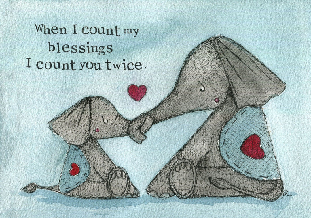 When I Count My Blessings Single Print - Re-vived