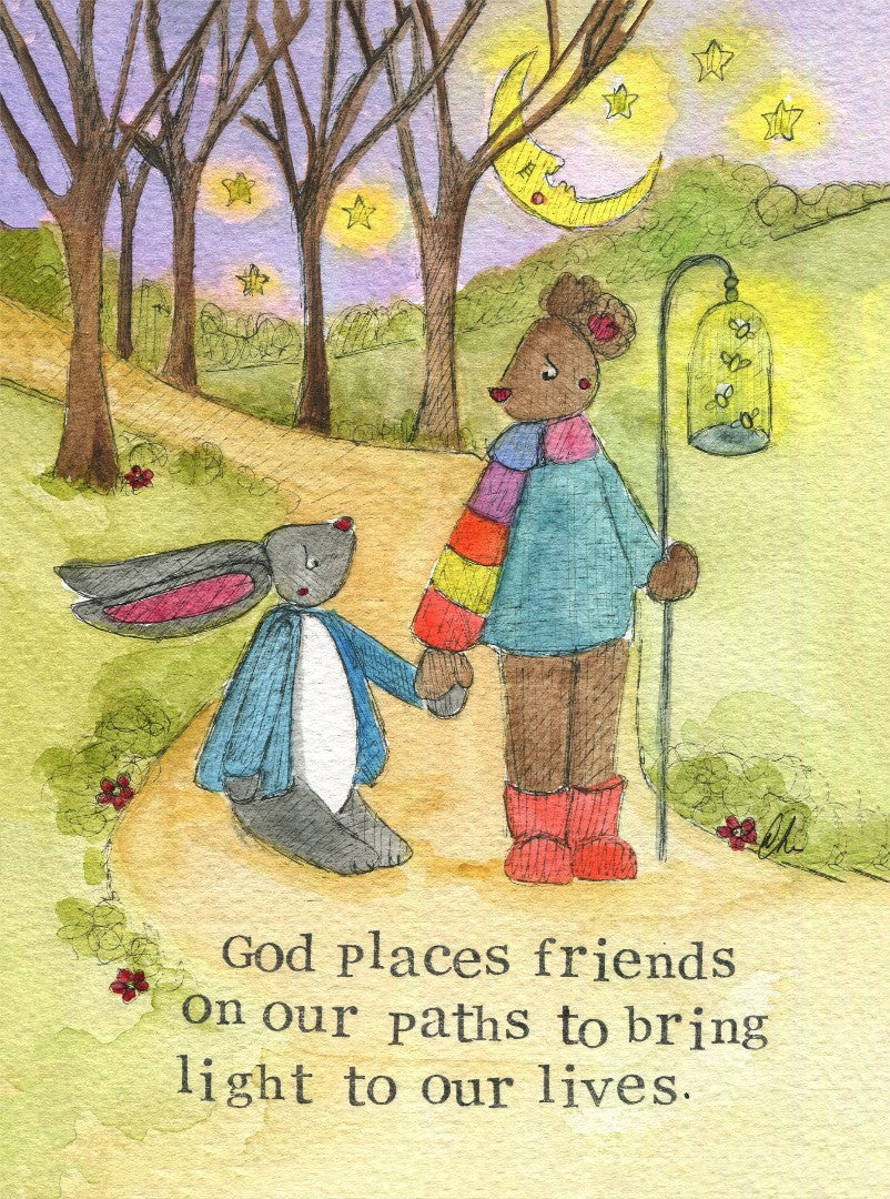 Friendship Print a Light to our Lives Single Print