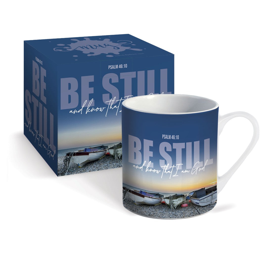 Be Still (Boats) Mug & Gift Box - Re-vived