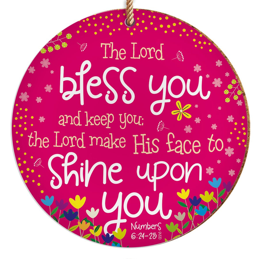 Bless You (Pink) Ceramic Hanging Decoration - Re-vived