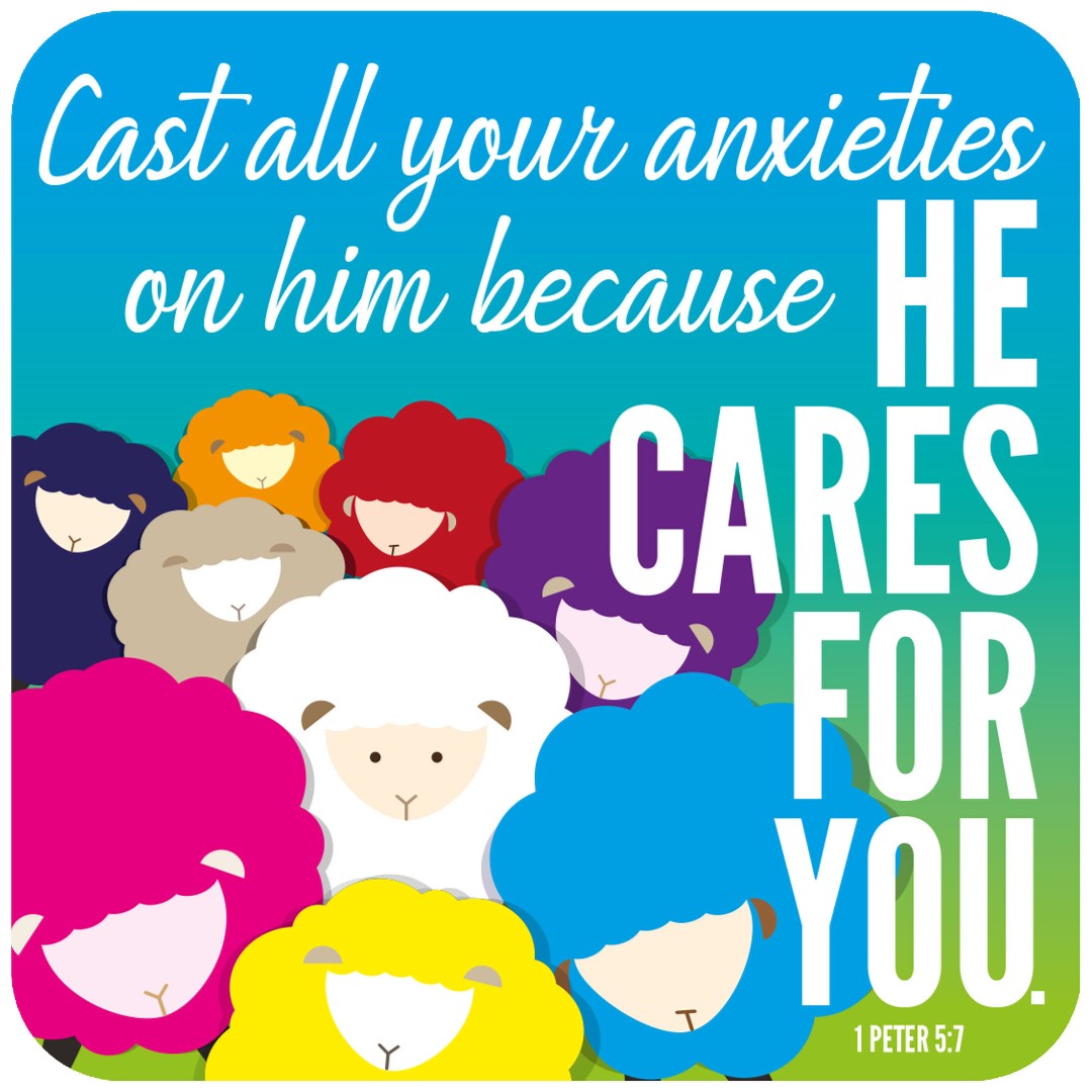 He Cares For You Coaster - Re-vived