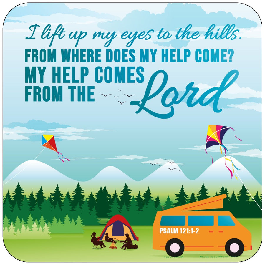 I Lift Up My Eyes Coaster - Re-vived
