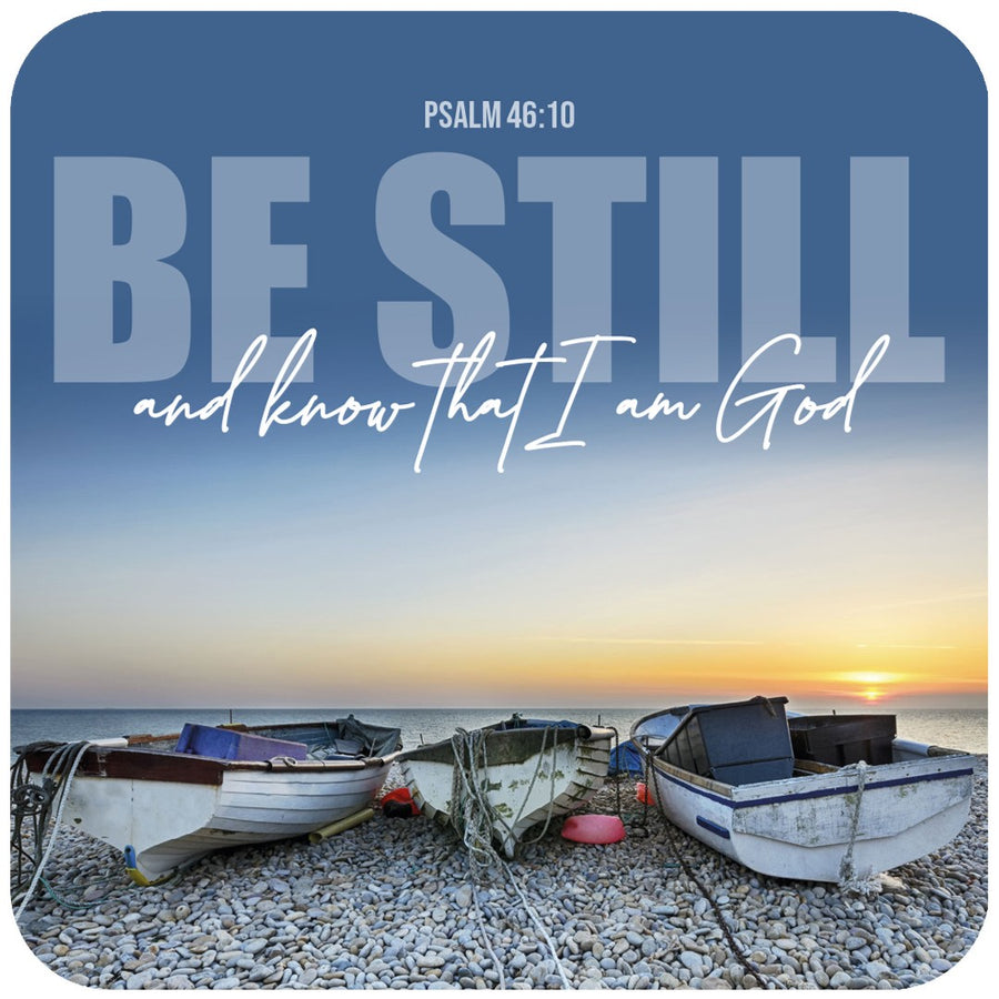 Be Still (Boats) Coaster - Re-vived