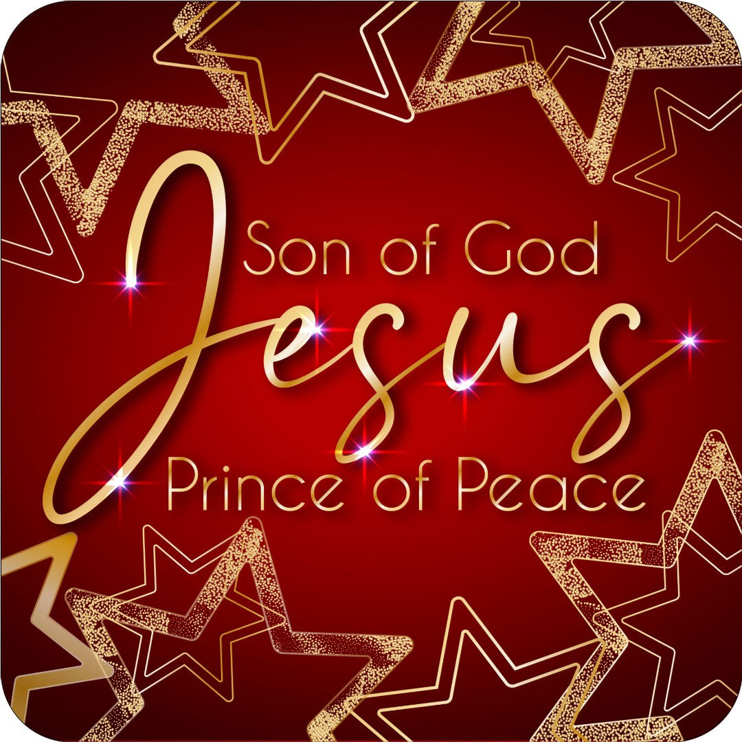 Jesus Christmas Coaster - Re-vived