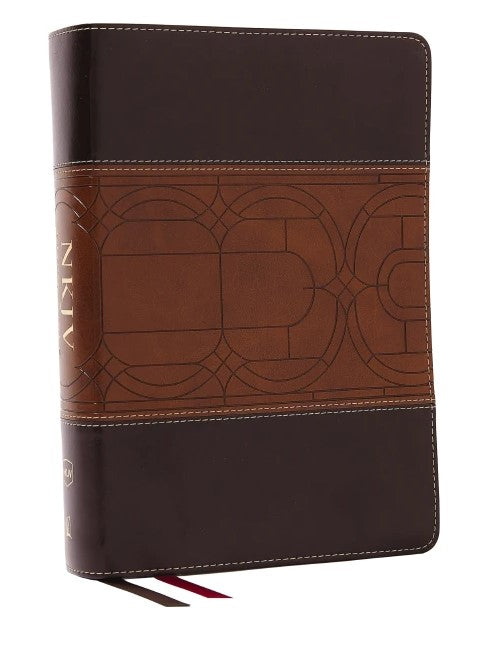 NKJV Study Bible, Full-Color, Brown, Indexed