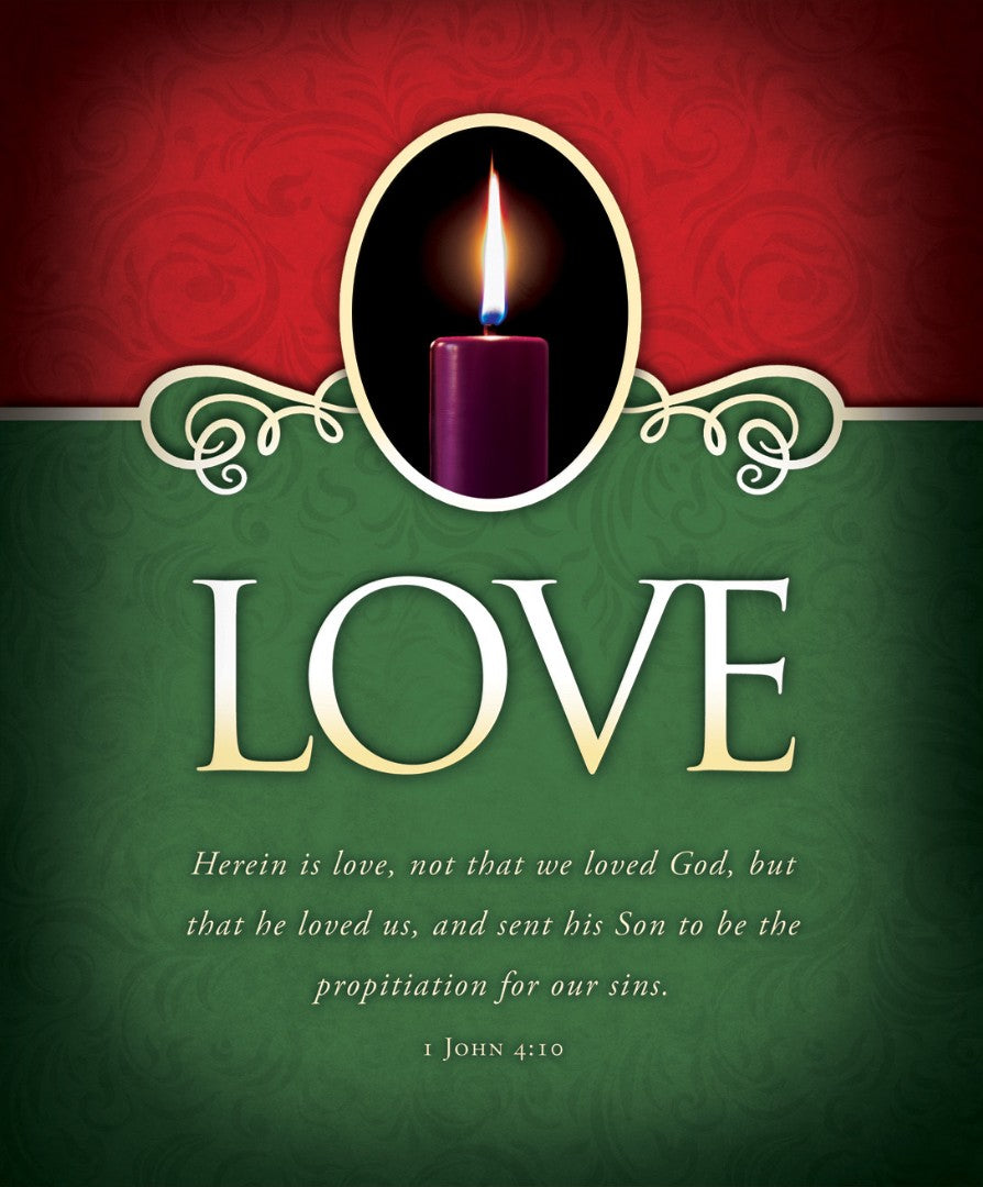 Love Advent Bulletin Large (Pack of 100) - Re-vived