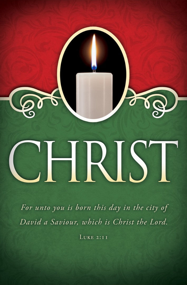 Christ Advent Bulletin (Pack of 100) - Re-vived