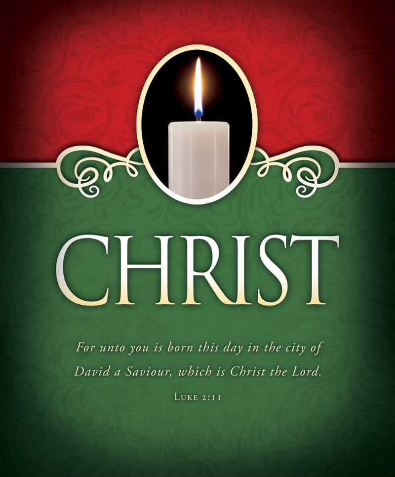 Christ Advent Bulletin Large (Pack of 100)