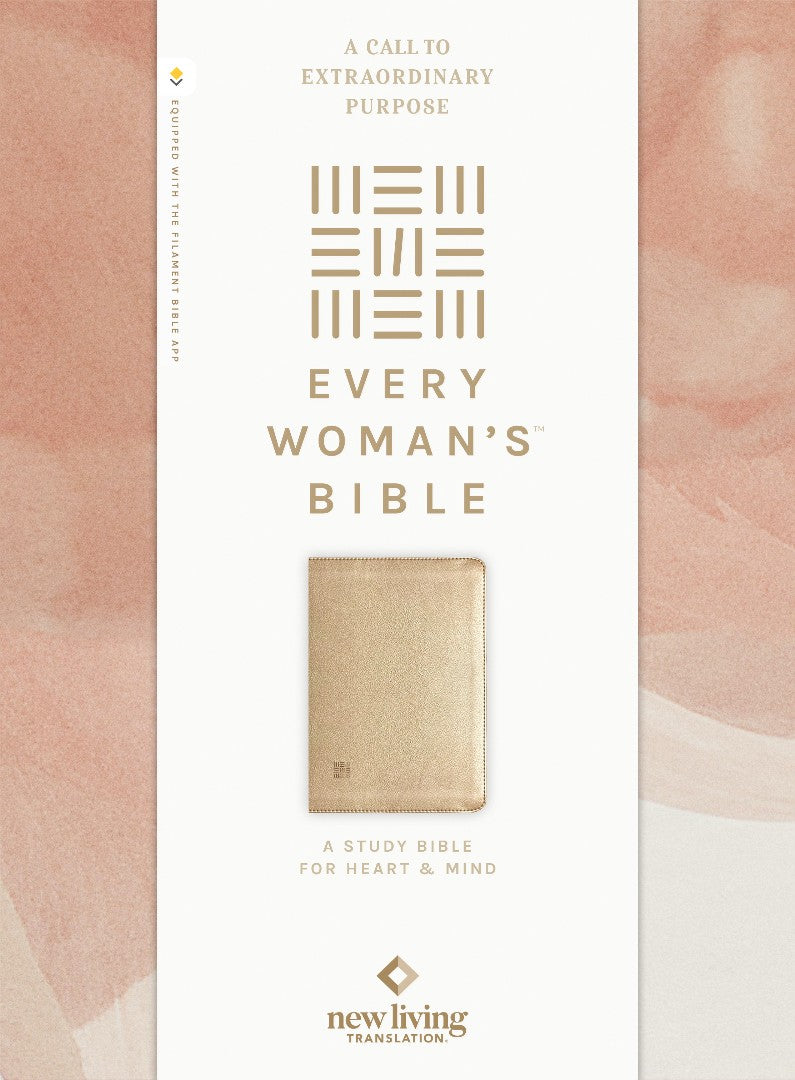 NLT Every Woman’s Bible, Filament Edition, Gold - Re-vived