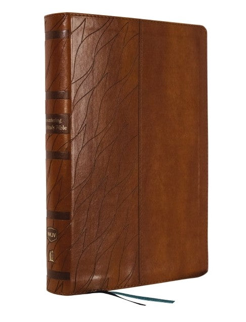 NKJV Encountering God Study Bible, Brown
