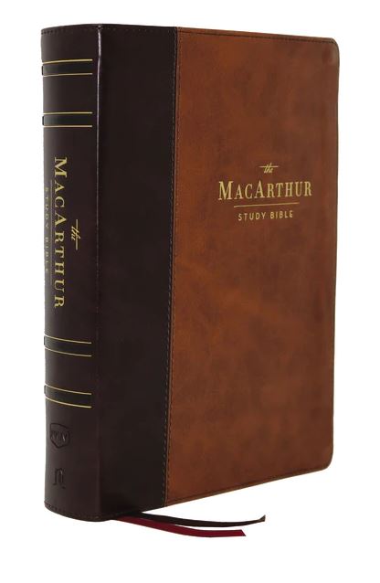 NKJV Macarthur Study Bible, Brown, Comfort Print - Re-vived