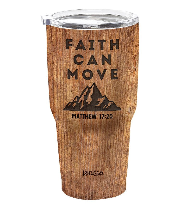 Faith Can Move Stainless Steel Tumbler