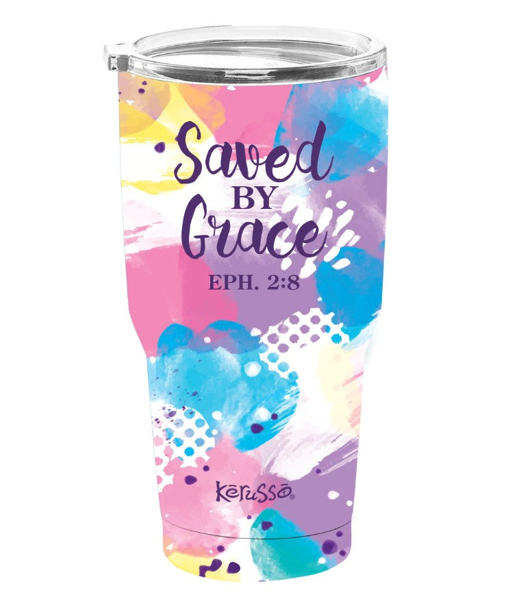 Saved by Grace Stainless Steel Tumbler