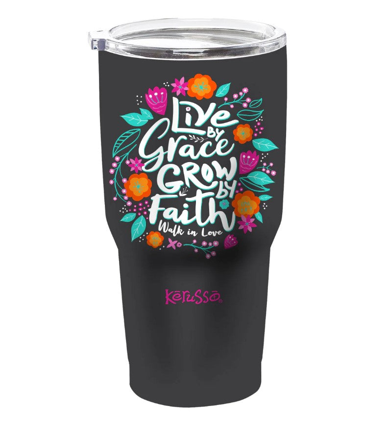 Live and Grow Stainless Steel Tumbler