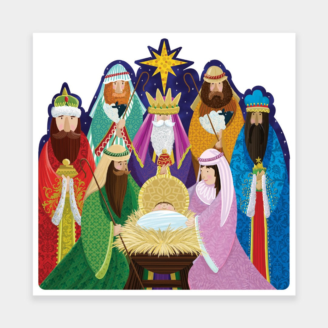 Christmas Characters Christmas Cards - Pack of 10 - Re-vived
