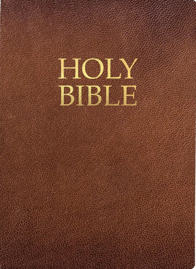 KJVER Holy Bible, Large Print, Acorn Bonded Leather - Re-vived