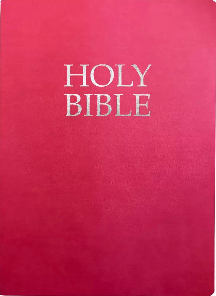 KJVER Holy Bible, Large Print, Berry Ultrasoft - Re-vived