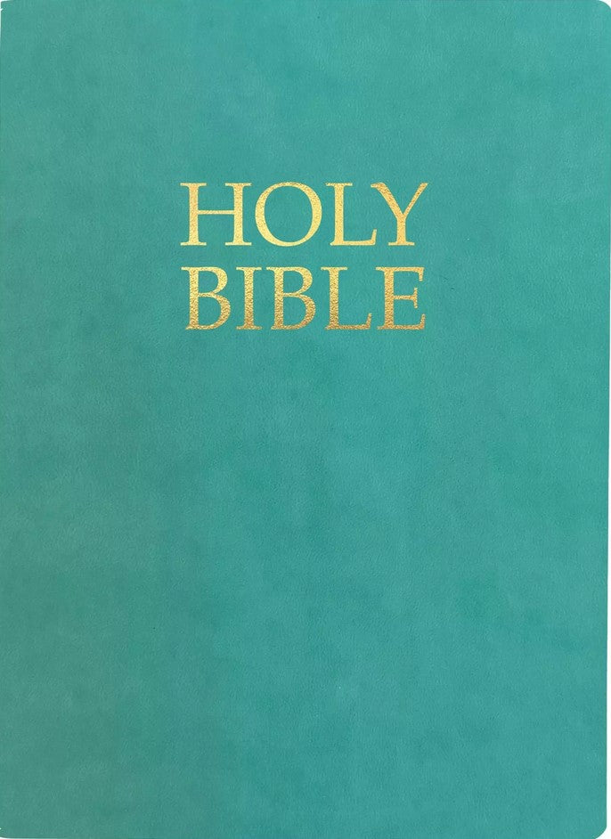 KJVER Holy Bible, Large Print, Coastal Blue Ultrasoft - Re-vived
