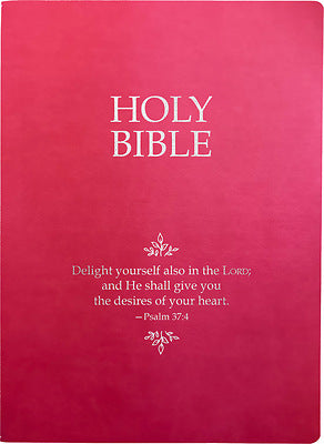 KJVER Holy Bible, Delight Yourself In The Lord Life Verse - Re-vived