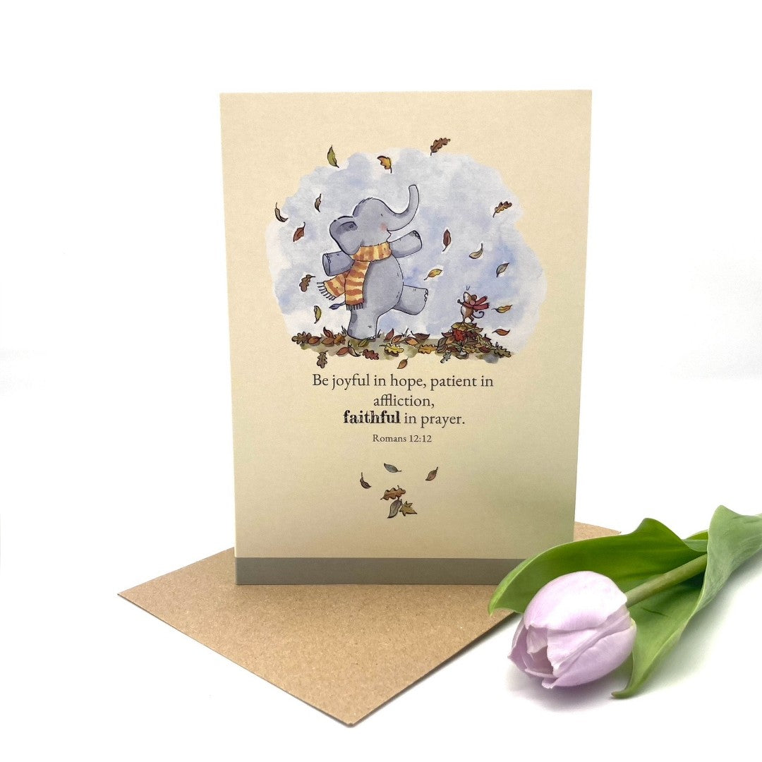 Faithful Elephant Card - Re-vived