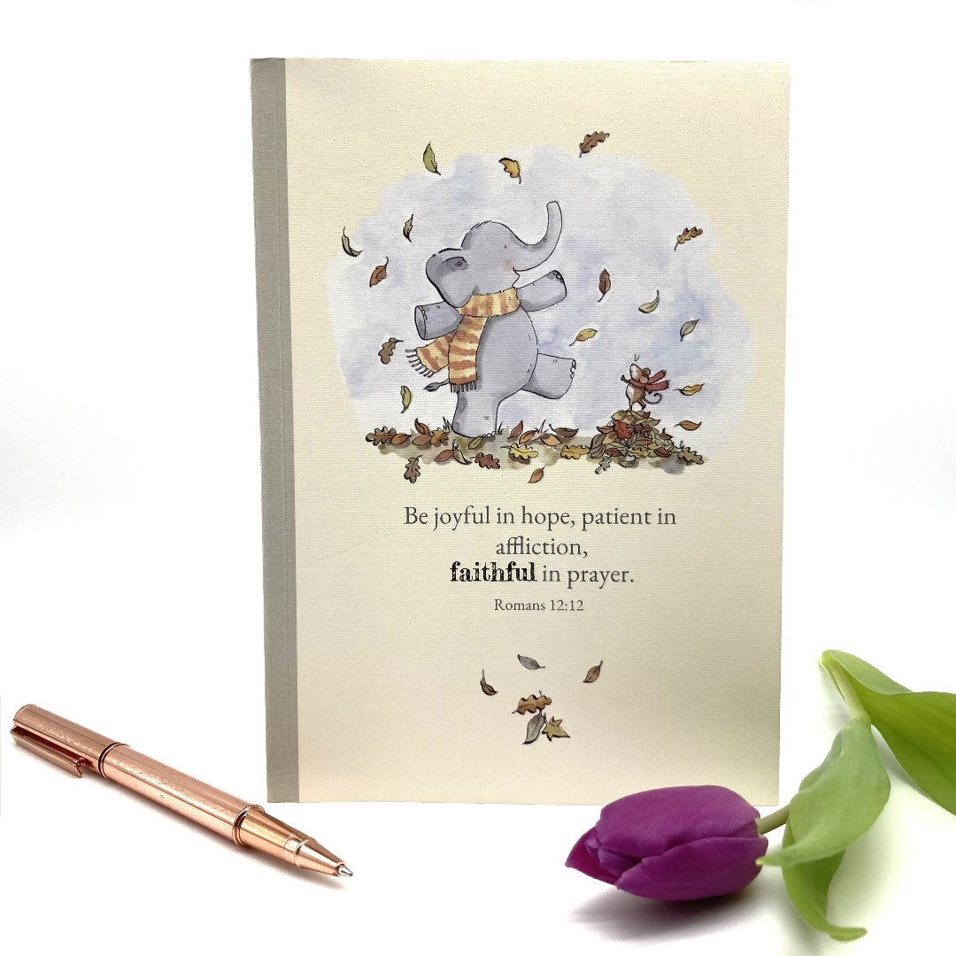 Faithful Elephant A6 Notebook