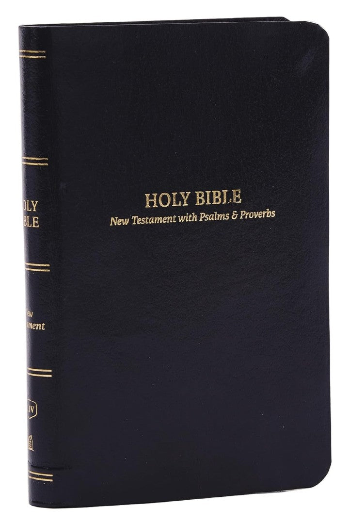 KJV Pocket New Testament With Psalms & Proverbs, Black - Re-vived