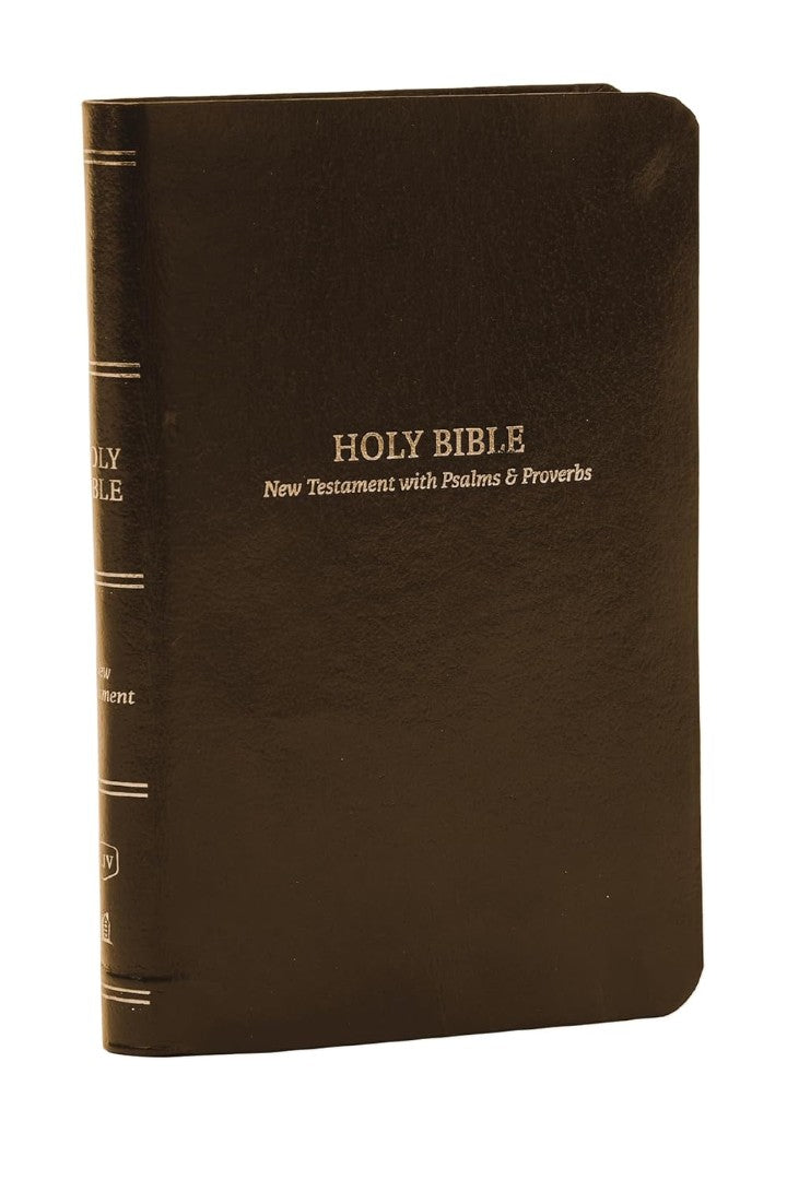 KJV Pocket New Testament With Psalms & Proverbs, Brown - Re-vived