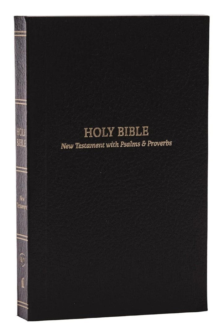 KJV Pocket New Testament With Psalms & Proverbs Black - Re-vived