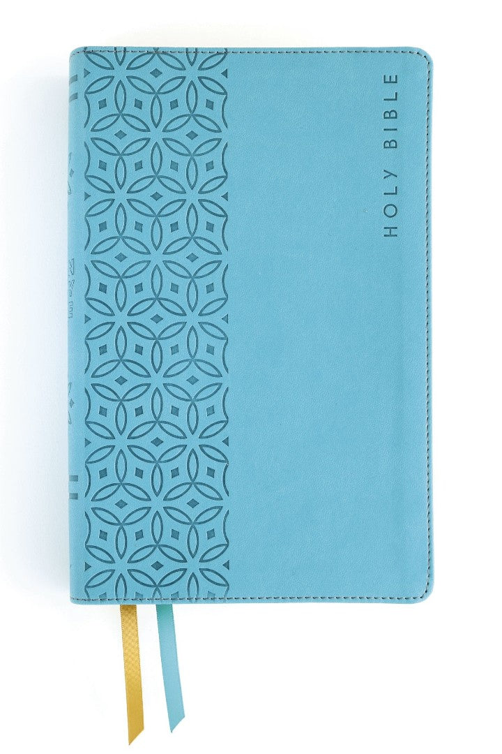 NKJV, Teen Study Bible, Leathersoft, Teal, Comfort Print - Re-vived
