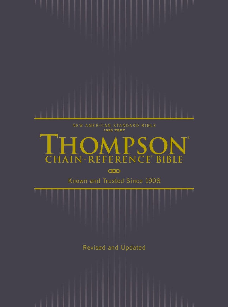 NASB, Thompson Chain-Reference Bible, Hardcover, 1995 Text