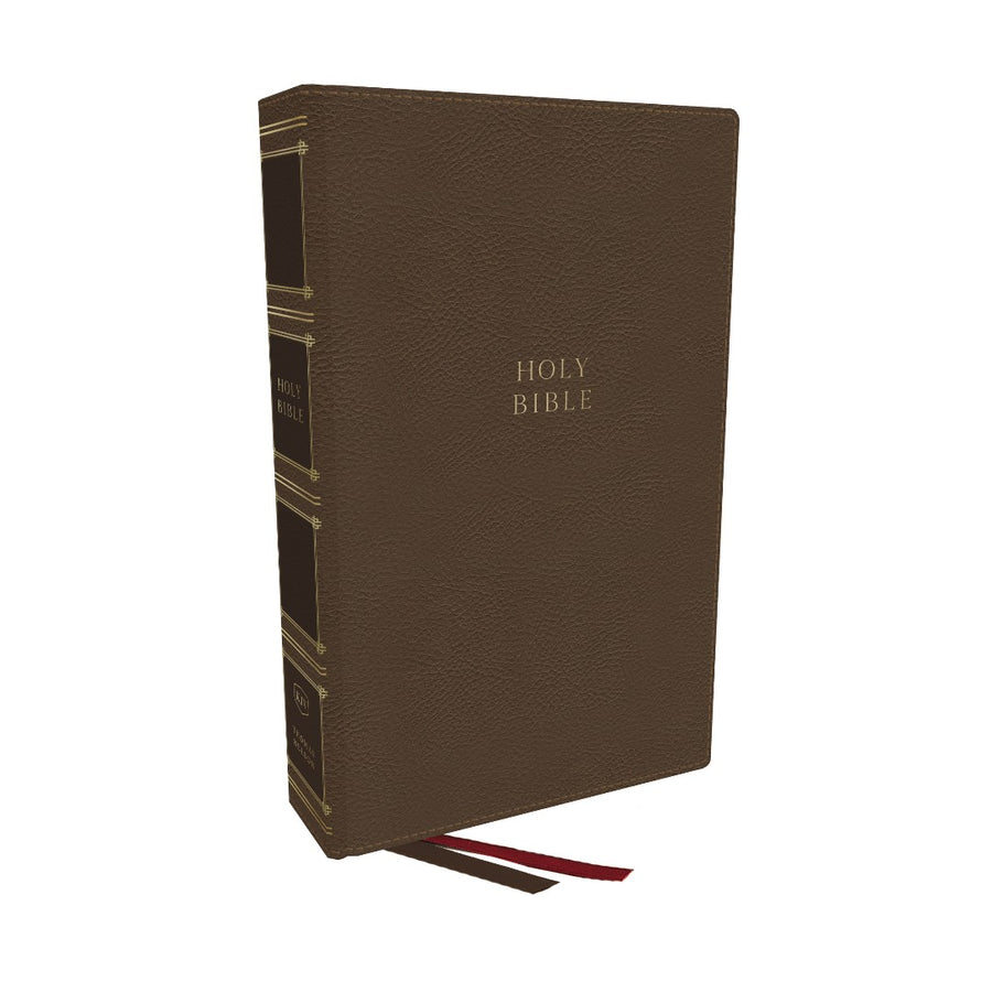 KJV, Compact Center-Column Reference Bible, Leathersoft - Re-vived