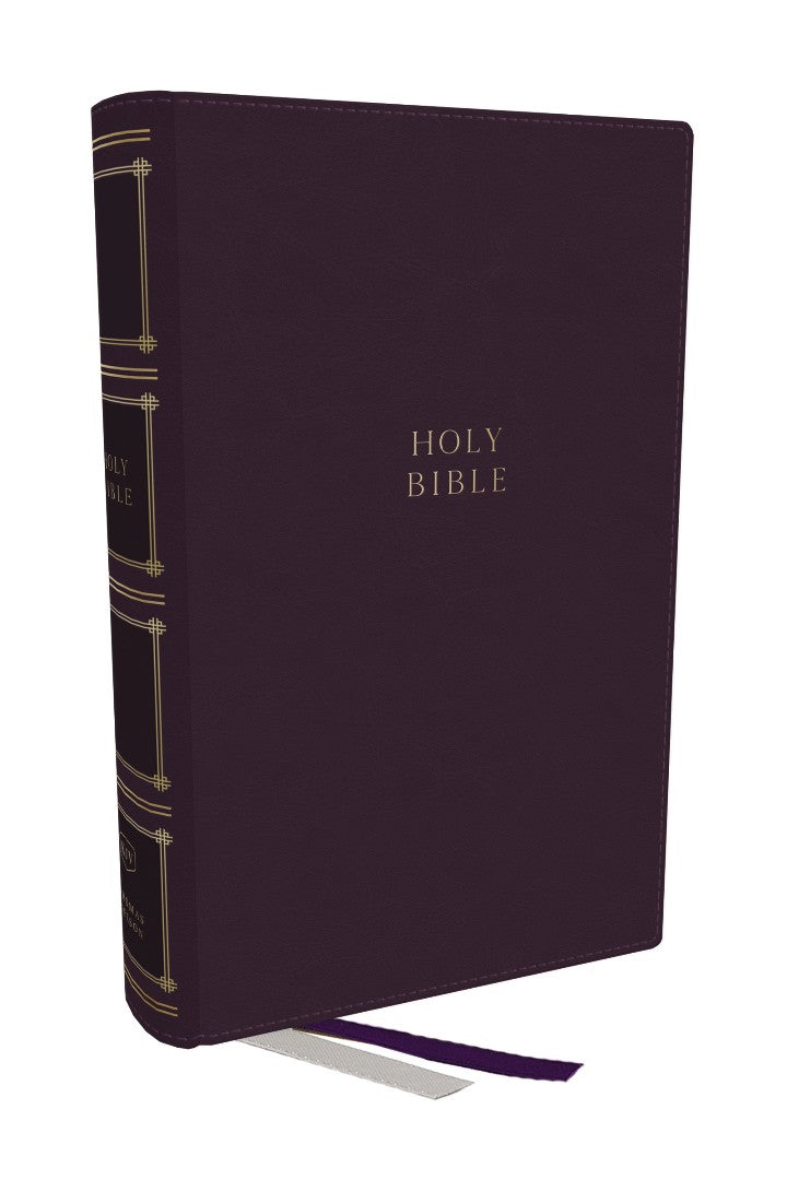 KJV, Compact Center-Column Reference Bible, Leathersoft - Re-vived