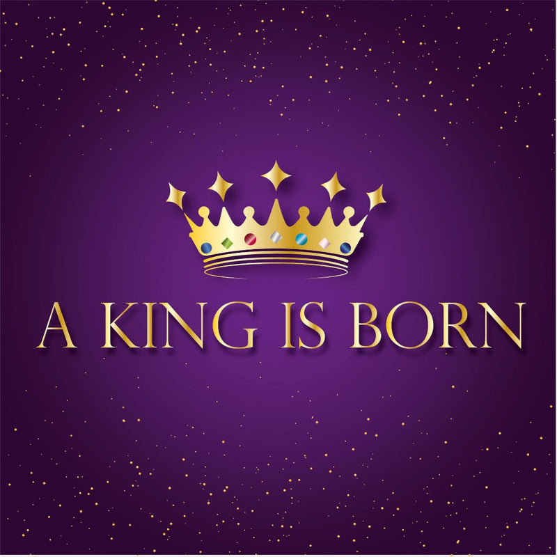 A King Is Born Luxury Christmas Cards (Pack Of 10)