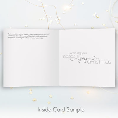 Christmas Rings Christmas Cards (Pack Of 10)