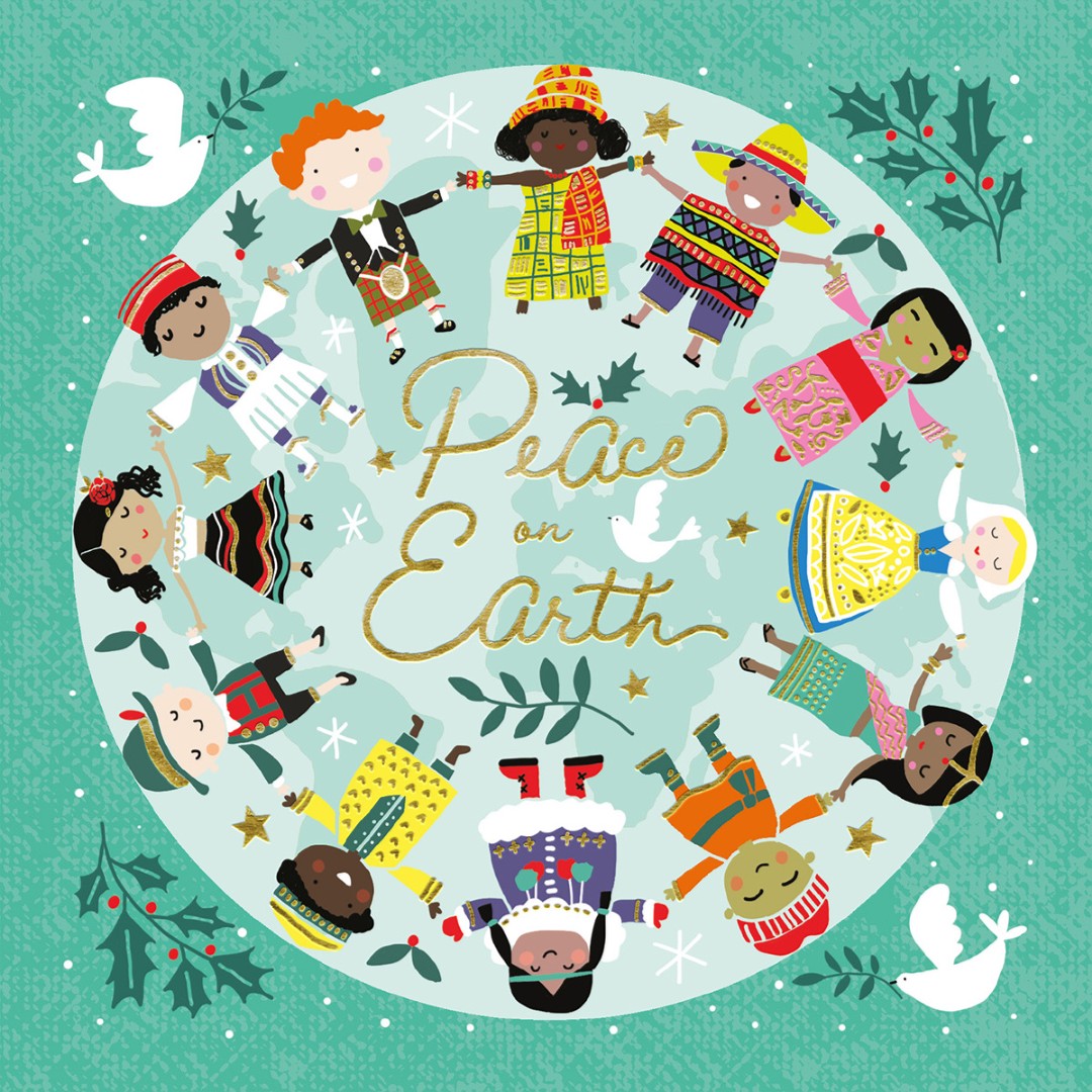 Compassion Charity Christmas Cards: Children (Pack Of 10) - Re-vived