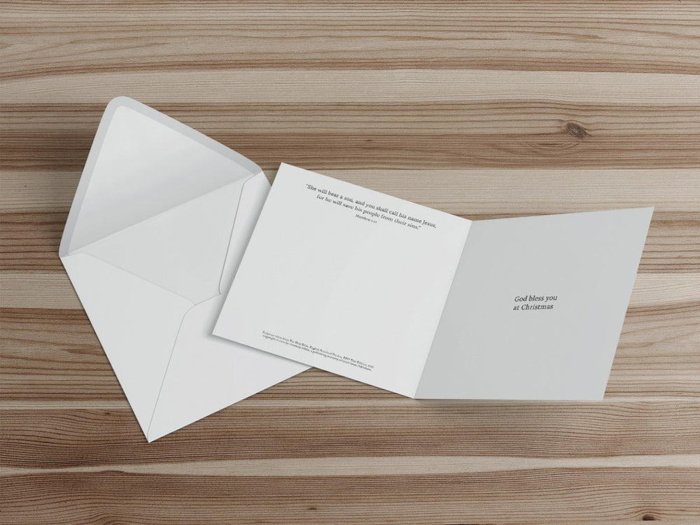 Compassion Charity Christmas Cards: Jesus/Reason (Pack of 10) - Re-vived