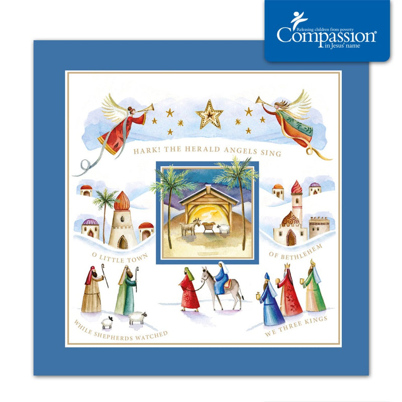 Compassion Charity Christmas Cards: Christmas Story (Pack of 10)