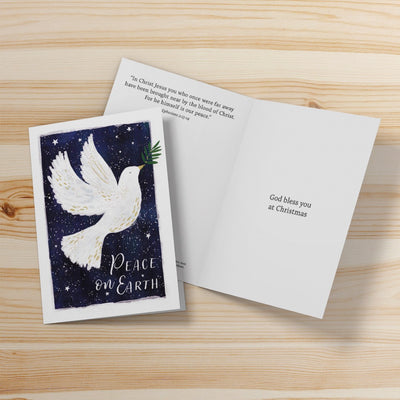 Compassion Charity Christmas Cards: Peace Dove (Pack Of 10)