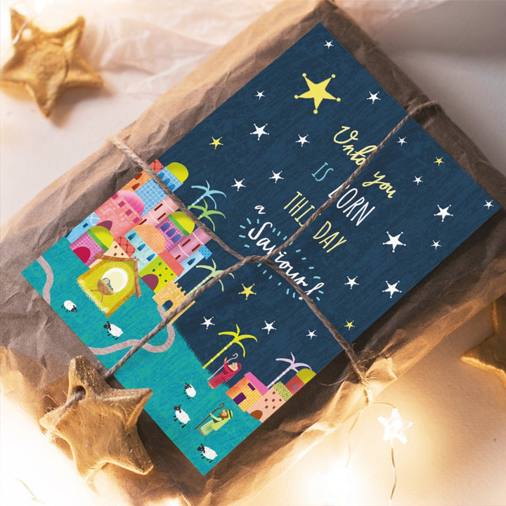 Compassion Charity Christmas Cards: A Saviour Is Born (10pk) - Re-vived