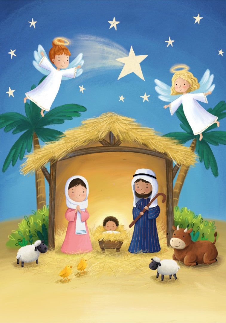 Compassion Charity Christmas Cards: Cute Nativity (Pack of 10)