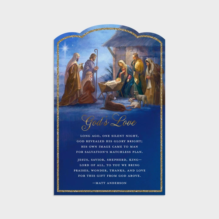 Christmas Boxed Cards: God's Love Nativity (Pack Of 18)