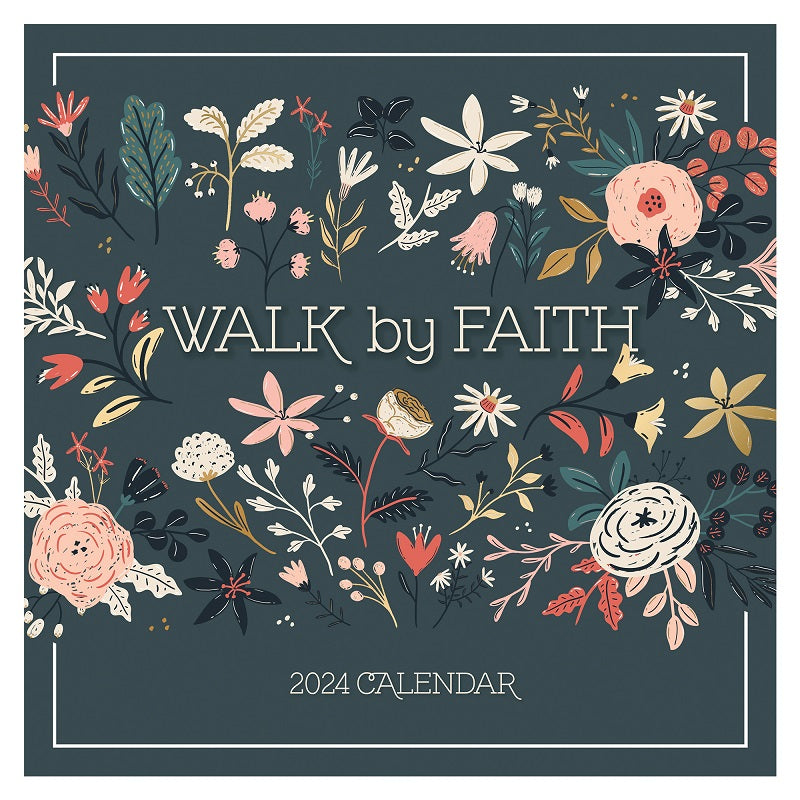 2024 Large Wall Calendar - Walk By Faith