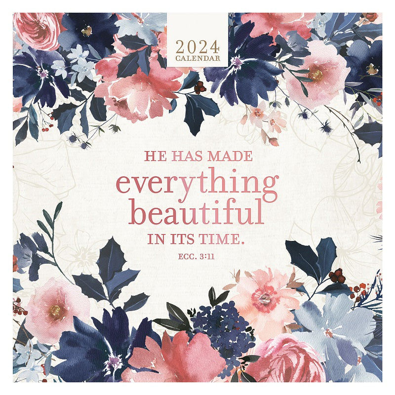 2024 Large Wall Calendar - He Has Made Everything Beautiful